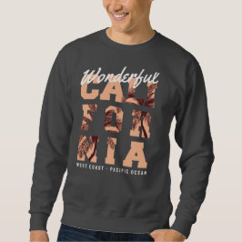 Sudadera Paraíso del surf maravillosa Costa Oeste de Califo