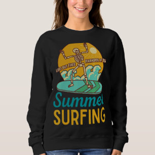 Sudadera Paraíso Perdido Pero Gratuito En El Surf De Verano