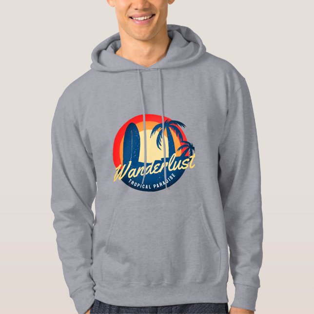 Sudadera Paraíso Tropical W anderlust (Anverso)