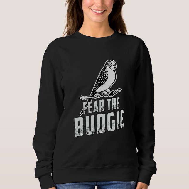 Sudadera Parakeet Lover Teme Al Budgie Budgerigar Budgie (Anverso)