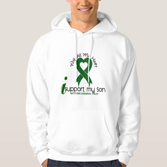 Sudadera Parálisis cerebral apoyo a mi hijo (Anverso)