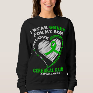 Sudadera Parálisis cerebral para papá-mamá - Uso el verde p