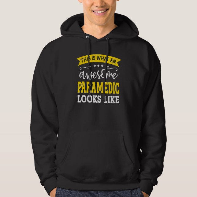 Sudadera Paramdic Job Title Employee Funny Worker Paramedi (Anverso)