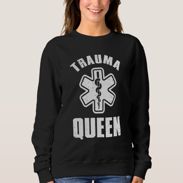 Sudadera Paramedic For Women Girls EMT Trauma Paramedic 2 (Anverso)