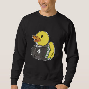 Sudadera Paramédico De Pato De Goma Emt Niños Chicas De Est