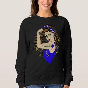 Sudadera Paramédico Ems Chica Power Modern Rosie The Rivete