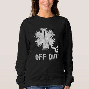 Sudadera Paramédico EMT Retro Fuera de Servicio Emergencia