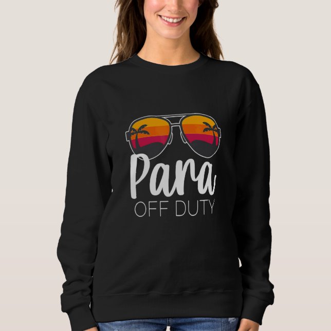 Sudadera Paraprofesional Para Off Duty Sunglass Beach Su (Anverso)