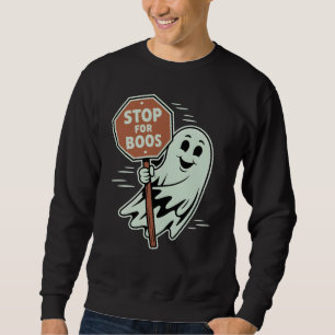 Sudadera Parar para boos Halloween Fantasma o tratamiento