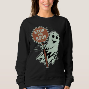 Sudadera Parar para boos Halloween Fantasma o tratamiento