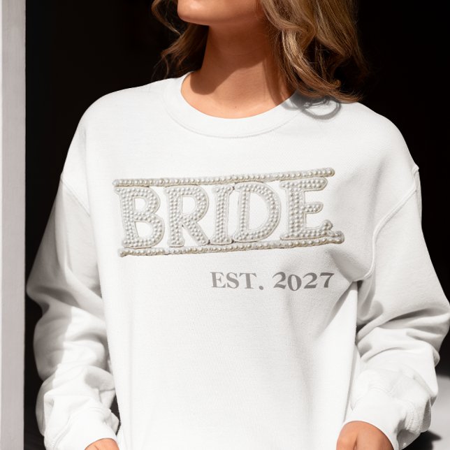 Sudadera Parche bordado Faux Pearl Embroidered (Subido por el creador)