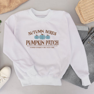 Sudadera Parche de calabaza Tema otoñal