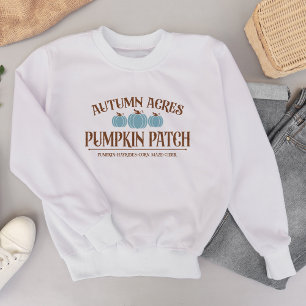 Sudadera Parche de calabaza Tema otoñal