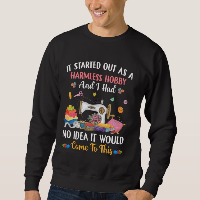 Sudadera Parche Quilting Swing Sewer Lover Seamstress (Anverso)
