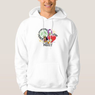 Sudadera Pare el abuso animal PLP