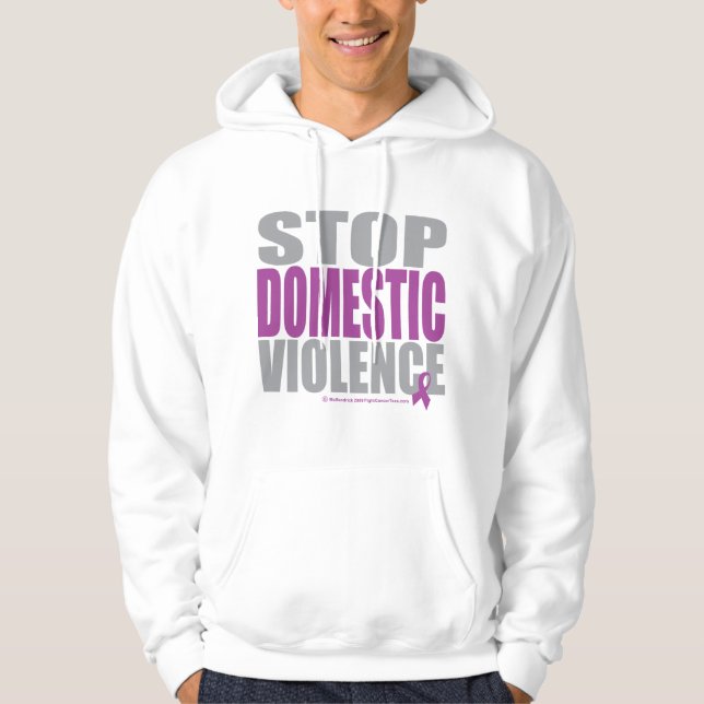 Sudadera Pare la violencia en el hogar (Anverso)