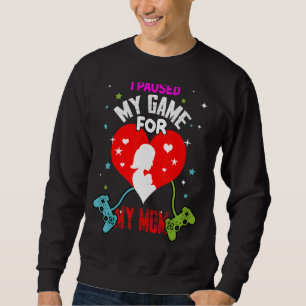 Sudadera Paré Mi Juego Para Mi Mamá Boy Gamer Video Contro