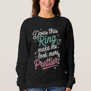 Sudadera Parece más bonito prometido prometida pareja boda