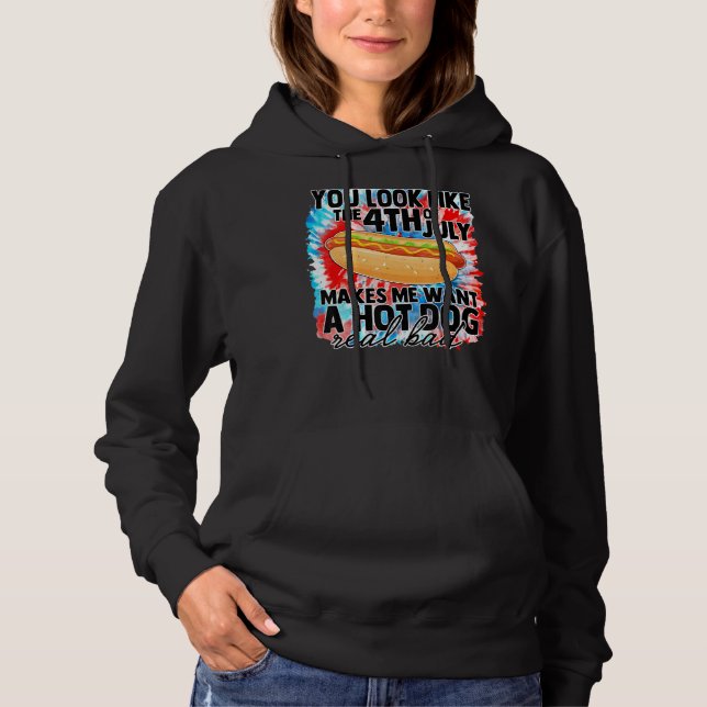 Sudadera Parece Que El 4 De Julio Me Hace Querer Perros Cal (Anverso)