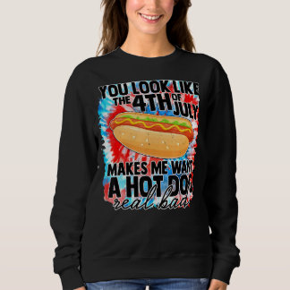 Sudadera Parece Que El 4 De Julio Me Hace Querer Perros Cal