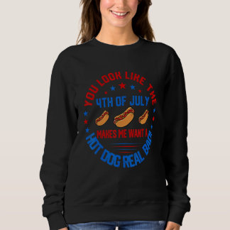 Sudadera Parece Que El 4 De Julio Me Hace Querer Perros Cal