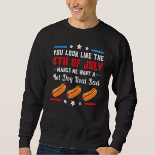 Sudadera Parece Que El 4 De Julio Me Hace Querer Un Calor