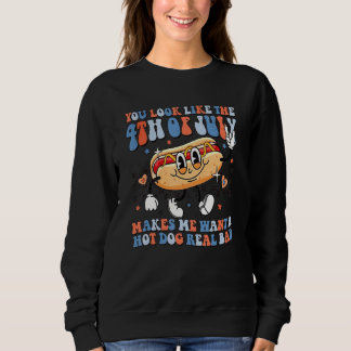 Sudadera Parece Que El 4 De Julio Me Hace Querer Un Calor