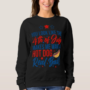 Sudadera Parece Que El 4 De Julio Me Hace Querer Un Calor