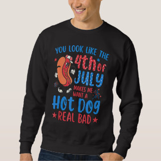 Sudadera Parece Que El 4 De Julio Me Hace Querer Un Perro C