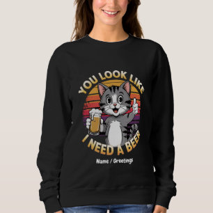 Sudadera Parece que necesito una cita de bebida divertida