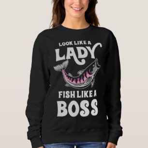 Sudadera Parece Una Dama De Pescado Como Un Jefe De Pesca G