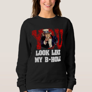 Sudadera Pareces mi tio Sam agujero B