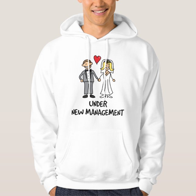 Sudadera Pareja boda - Bajo Nueva Gestión (Anverso)