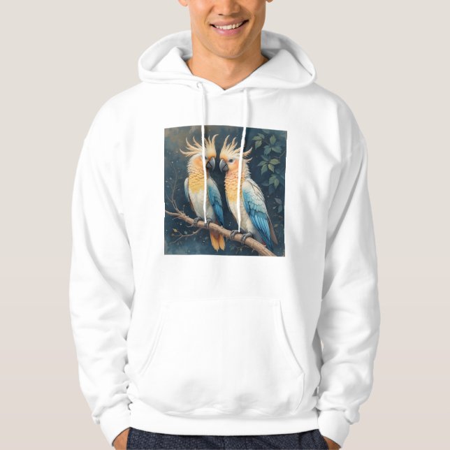 Sudadera Pareja Cockatoo Parrot (Anverso)