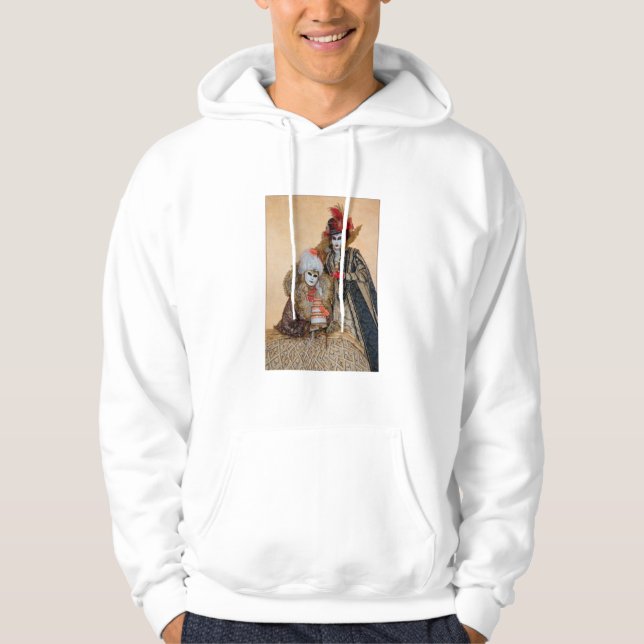Sudadera Pareja con disfraz de Carnaval, Venecia (Anverso)