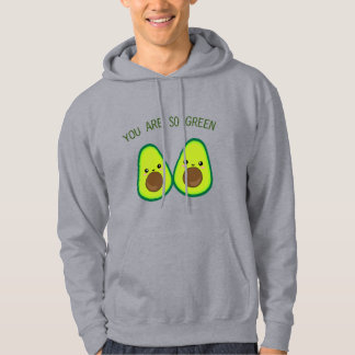 Sudadera Pareja De Aguacate Eres Tan Verde Hombres Hoodie