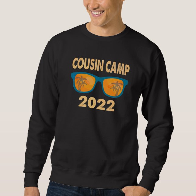 Sudadera Pareja de amigos del campamento familiar Cousin Ca (Anverso)