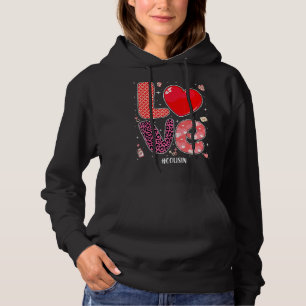 Sudadera Pareja de amor familiar coincidente Corazón de pri