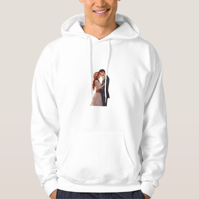 Sudadera Pareja de amor lindo - Capuchas coincidentes Swear (Anverso)