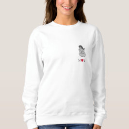 Sudadera Pareja de Angel Cute Vintage Black Cherub