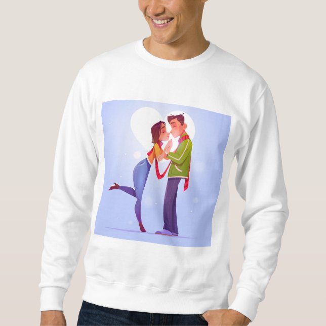 Sudadera pareja de día de San Valentín (Anverso)