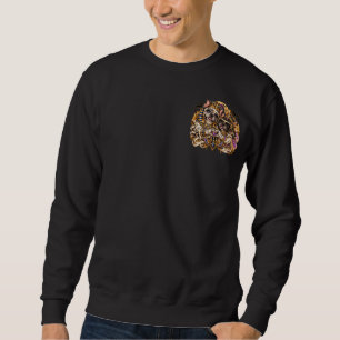 Sudadera Pareja de Halloween Frenchie Momia
