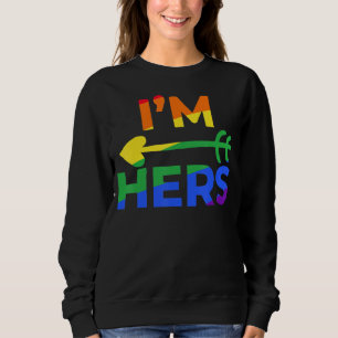 Sudadera Pareja lesbiana que es mía, yo soy su pareja LGBT