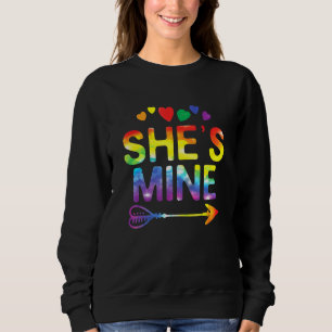 Sudadera Pareja Lesbiana Shes Mine Coincide Con El Orgullo