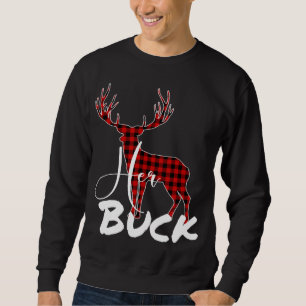 Sudadera Parejas coincidentes Navidades Pajamas Buffalo Pla