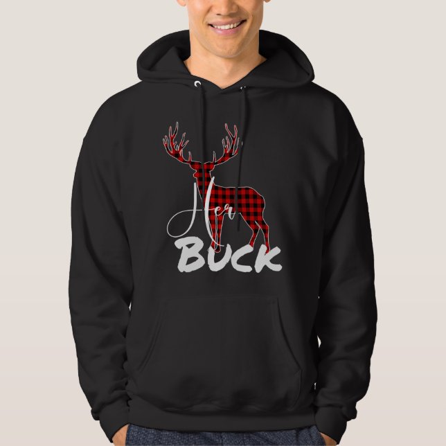 Sudadera Parejas coincidentes Navidades Pajamas Buffalo Pla (Anverso)