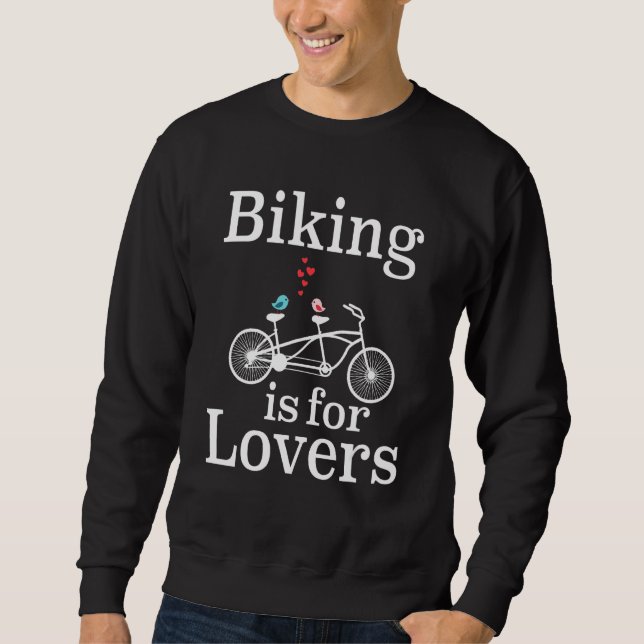 Sudadera Parejas De Bicicleta Para Bicicleta De Tándem (Anverso)