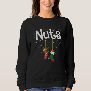 Sudadera Parejas de nueces de pecho Navidades Socks Chestn