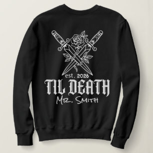 Sudadera Parejas personalizadas hasta la muerte Combinación