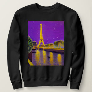 Sudadera París a lo largo del Sena bajo las estrellas